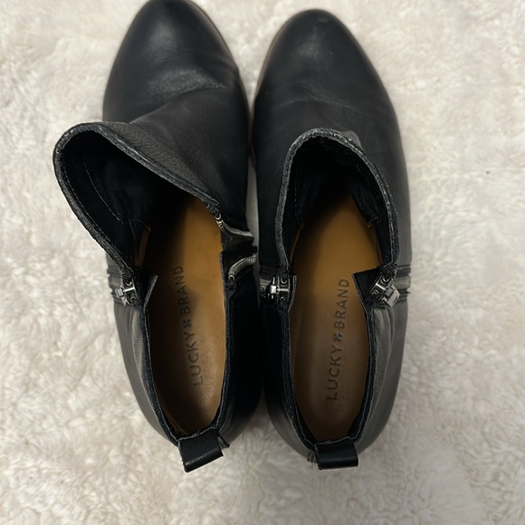 Lucky Brand Basel Leather Booties - Picture 5 of 7